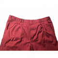 VTG 70s 80s Haband Men's Size 38 Red Flat Front Disco Dress Pants Slacks Size 38