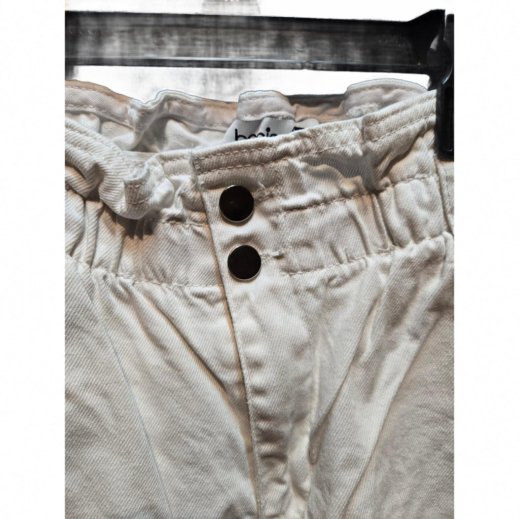 Benin White Paperbag Waist Pants EU 42 US 10 UK 14
