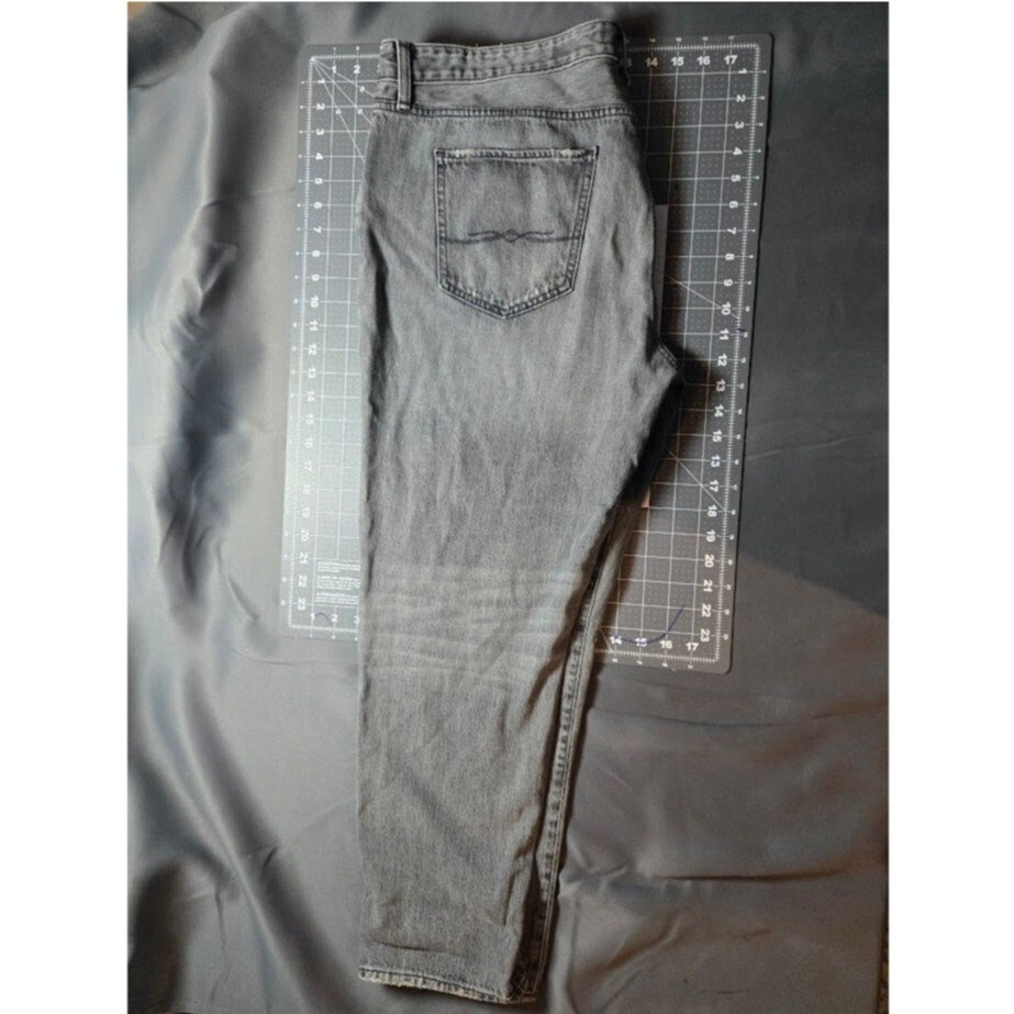 Lucky Brand Black Distressed Denim  Jeans Size 16/33 Ripped Distressed Faded