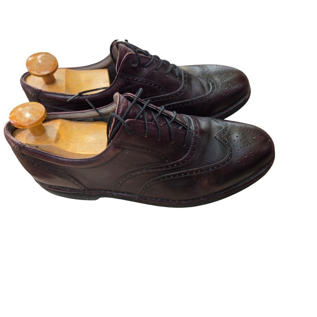 Rockport Men's Black Leather Oxford Dress Shoes Size 9.5 with Vibram Sole