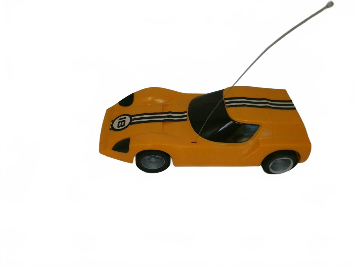 Vintage Yellow Alfa Romeo Radio Controlled Toy Car with Original Remote