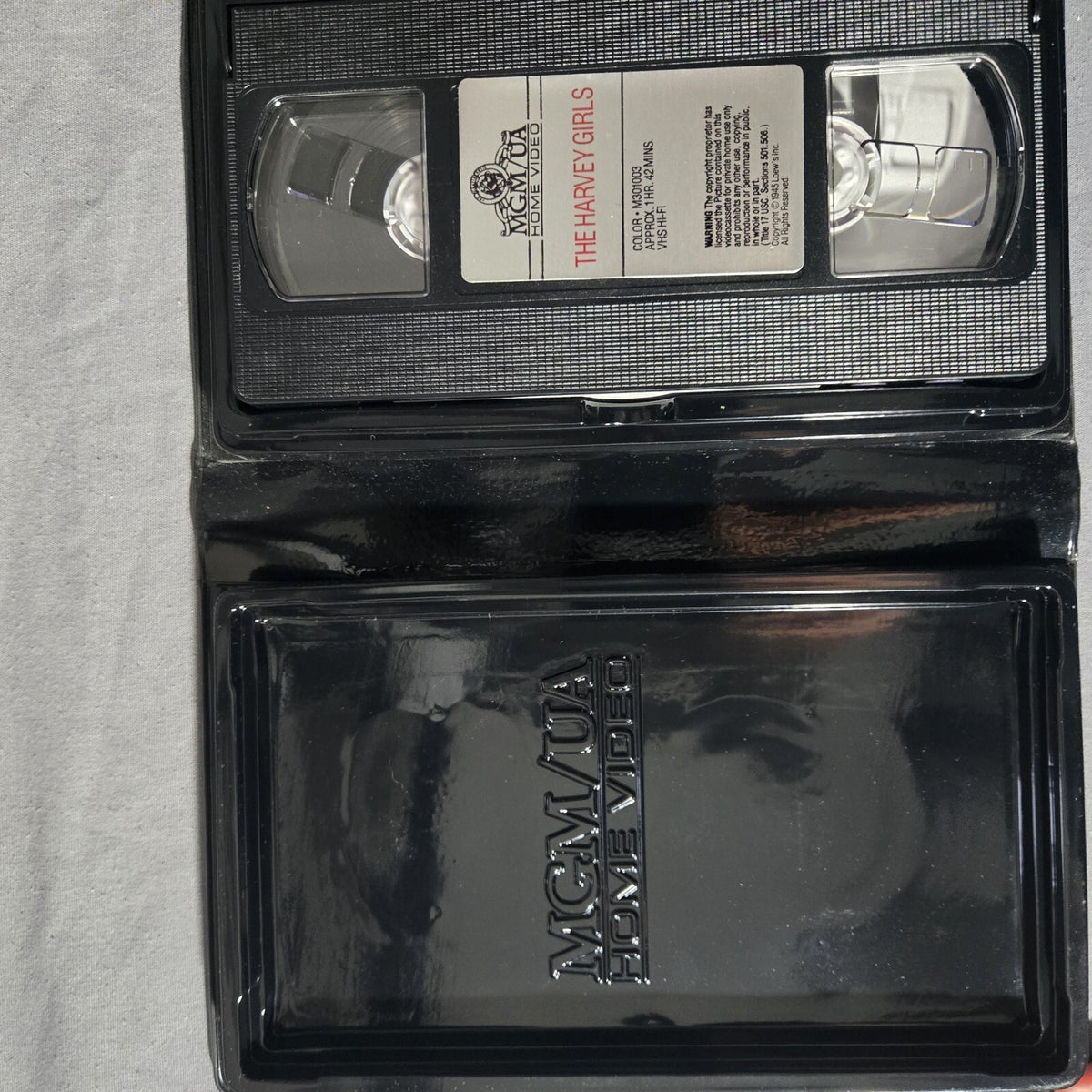 The Harvey Girls (VHS, 1987, MGM/UA) Judy Garland/John Hodiak/Ray Bolger