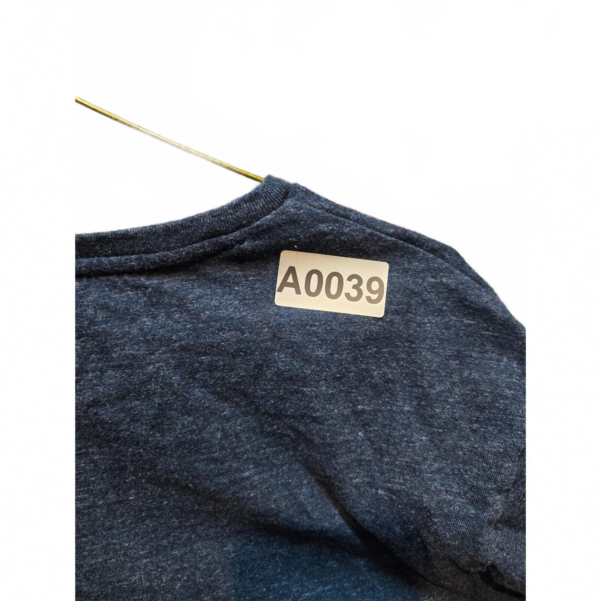 Polo Ralph Lauren Men's Long Sleeve T-Shirt Heather Navy Blue Crew Neck M