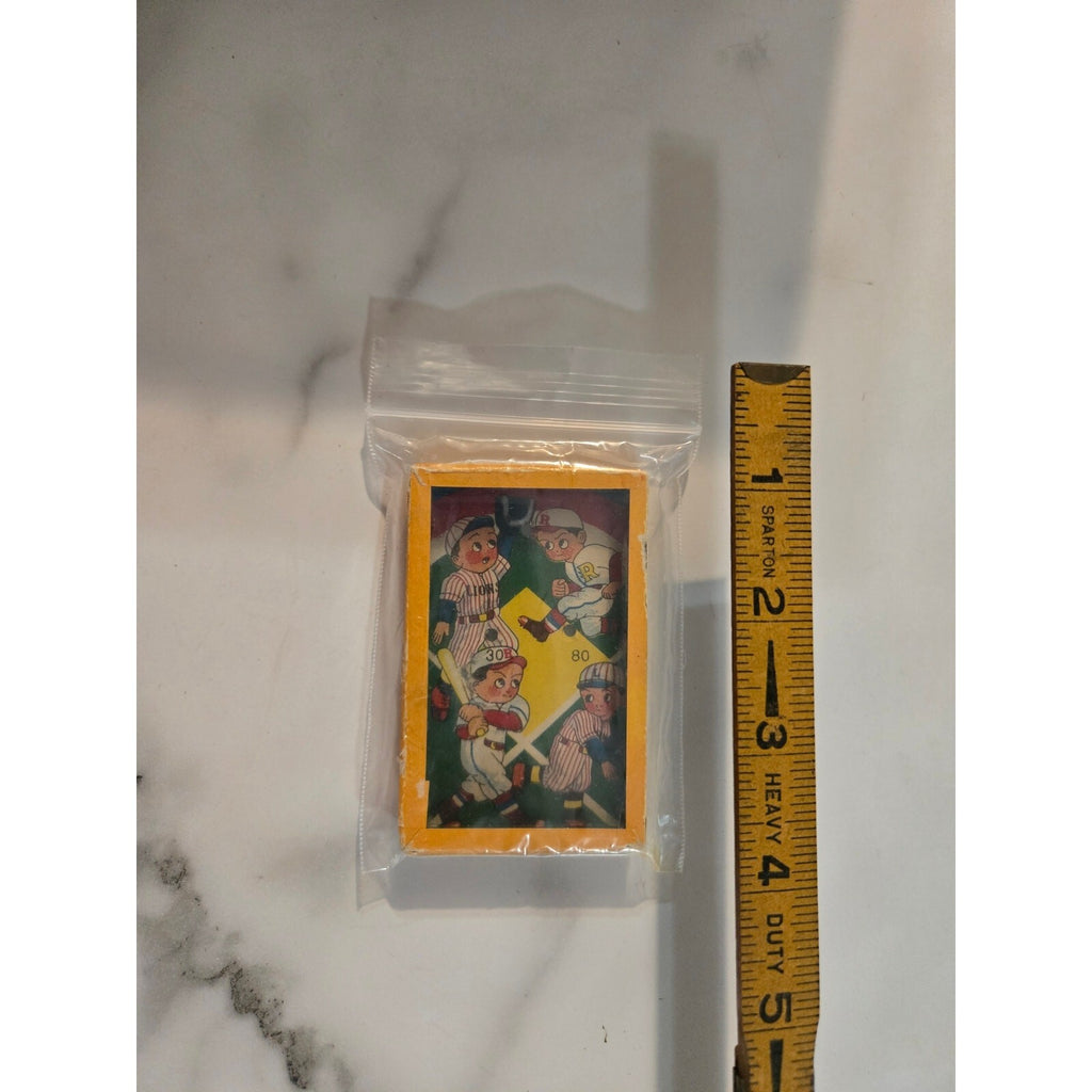 Vintage 1950s Japanese Baseball Menko Pocket Pinball Card Game Showa Era