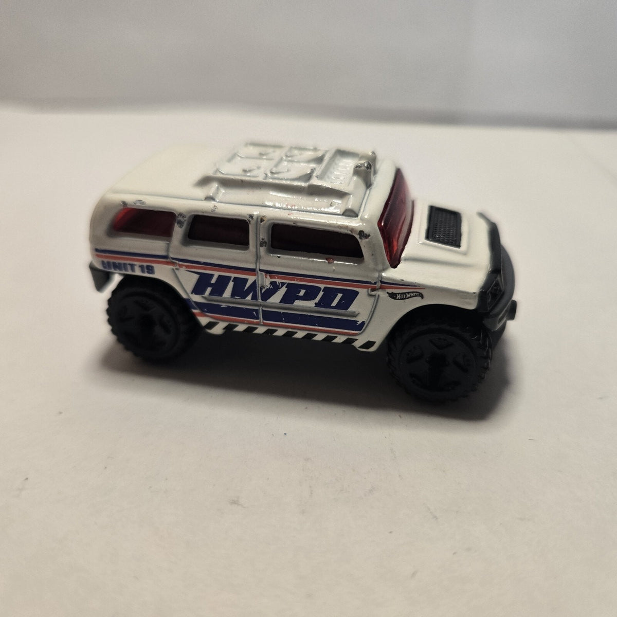 Hot Wheels Rockster Police Pursuit 2016 Hummer Loose Car Toy No Windows