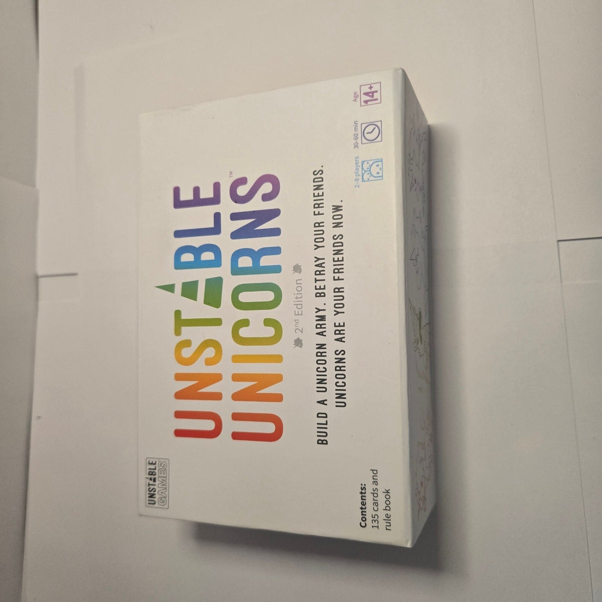 Unstable unicorns 2nd edition family game