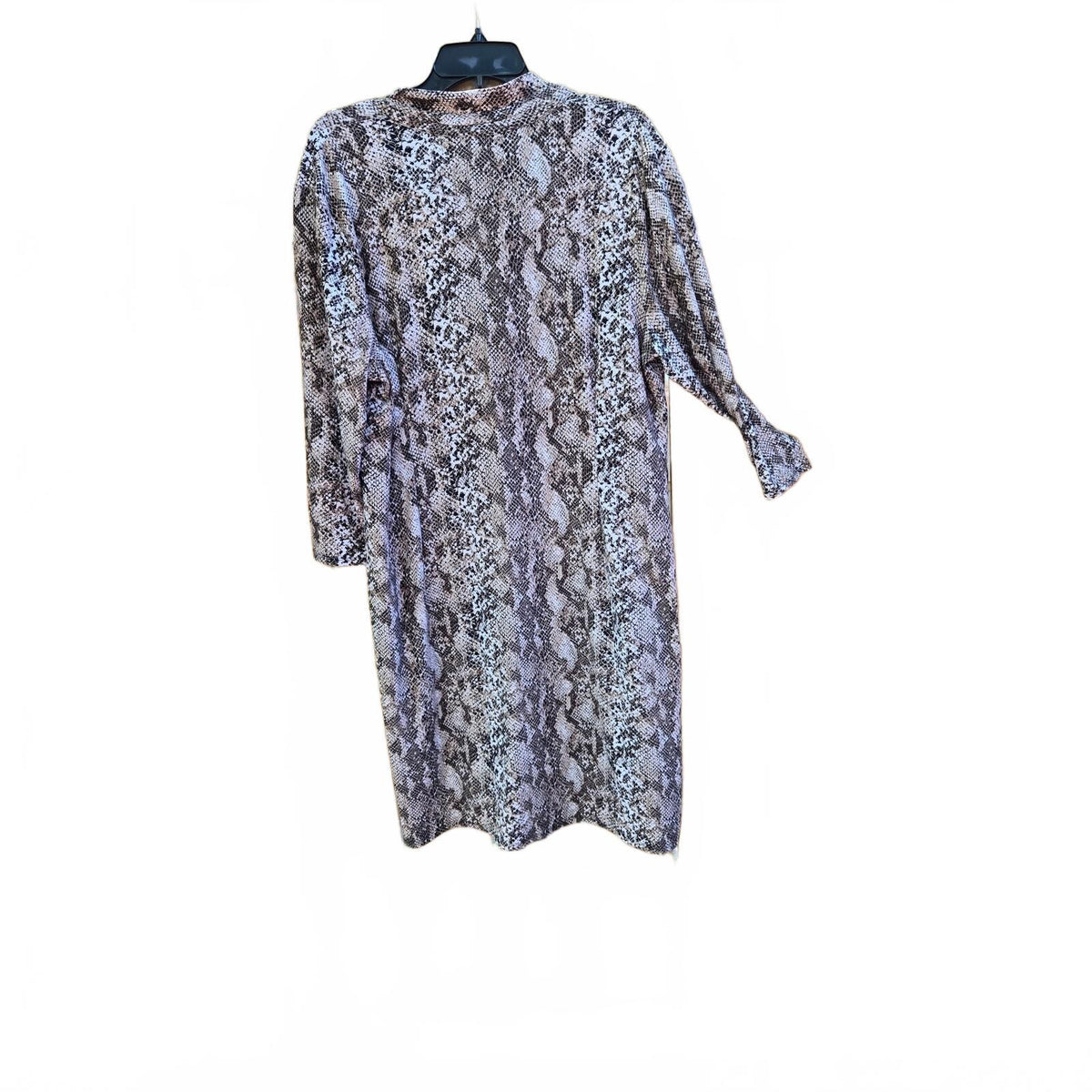 Dana Buchman XL Vintage-Style Snakeskin Print Dress - Multi Color, Good Cond.