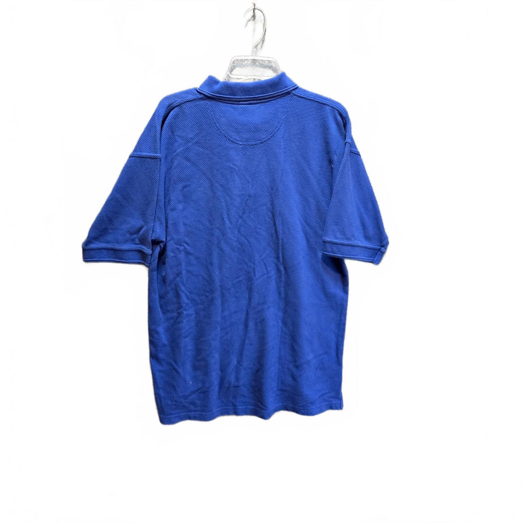 Vintage NFLPA National Football League Players Association Blue Waffle Polo L