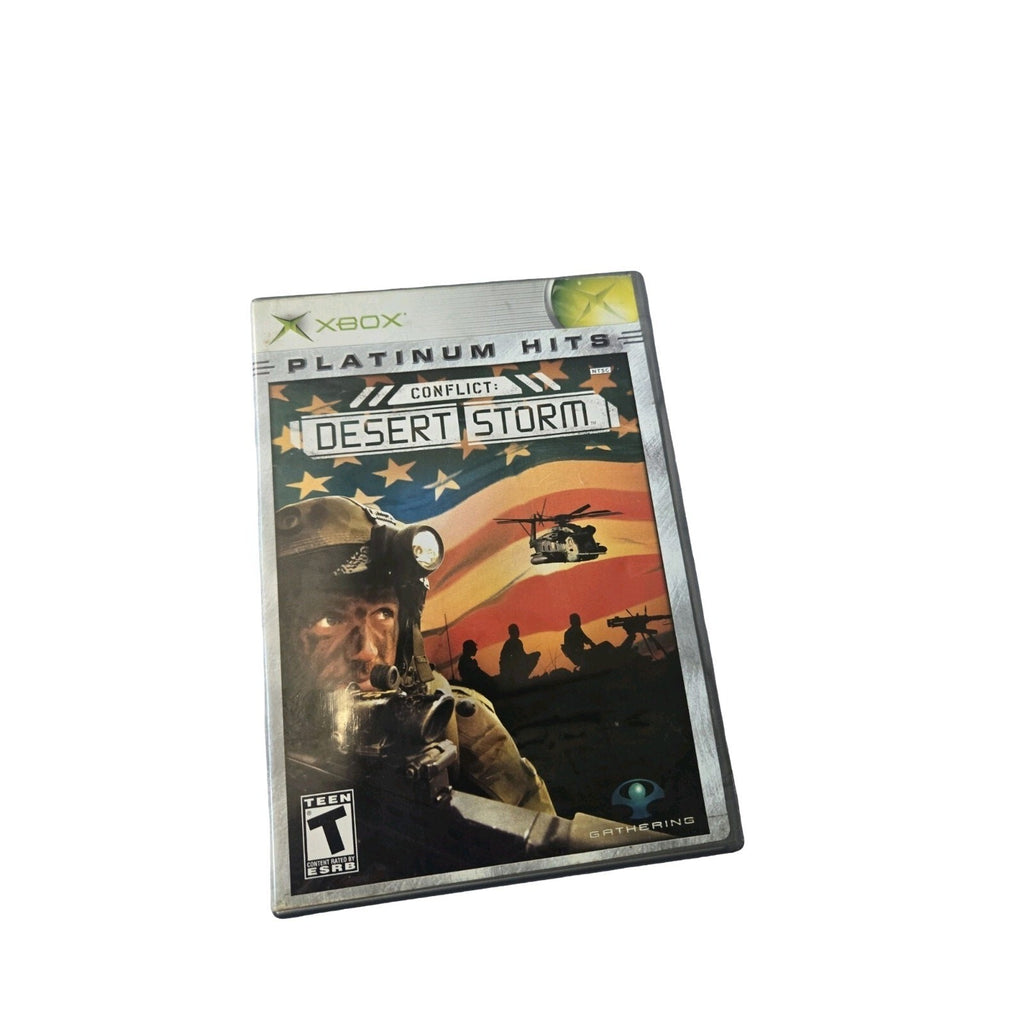 Conflict Desert Storm - Platinum Hits (Microsoft Xbox360, 2002) CIB! TESTED!!