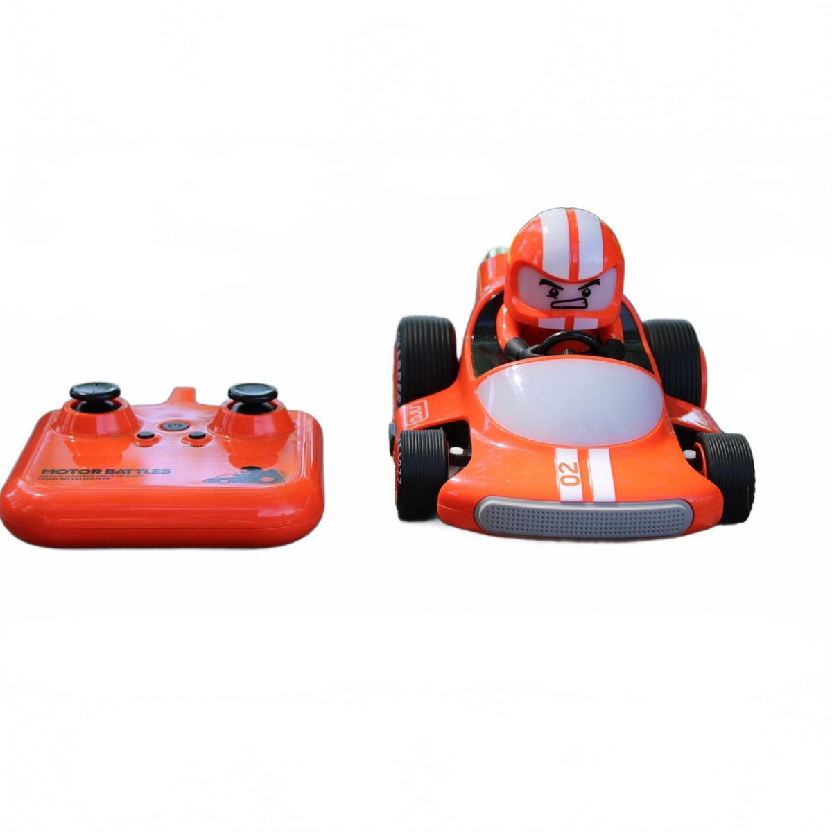Sharper Image Motor Battles RC Team Battle Racer Remote Control Car - Orange