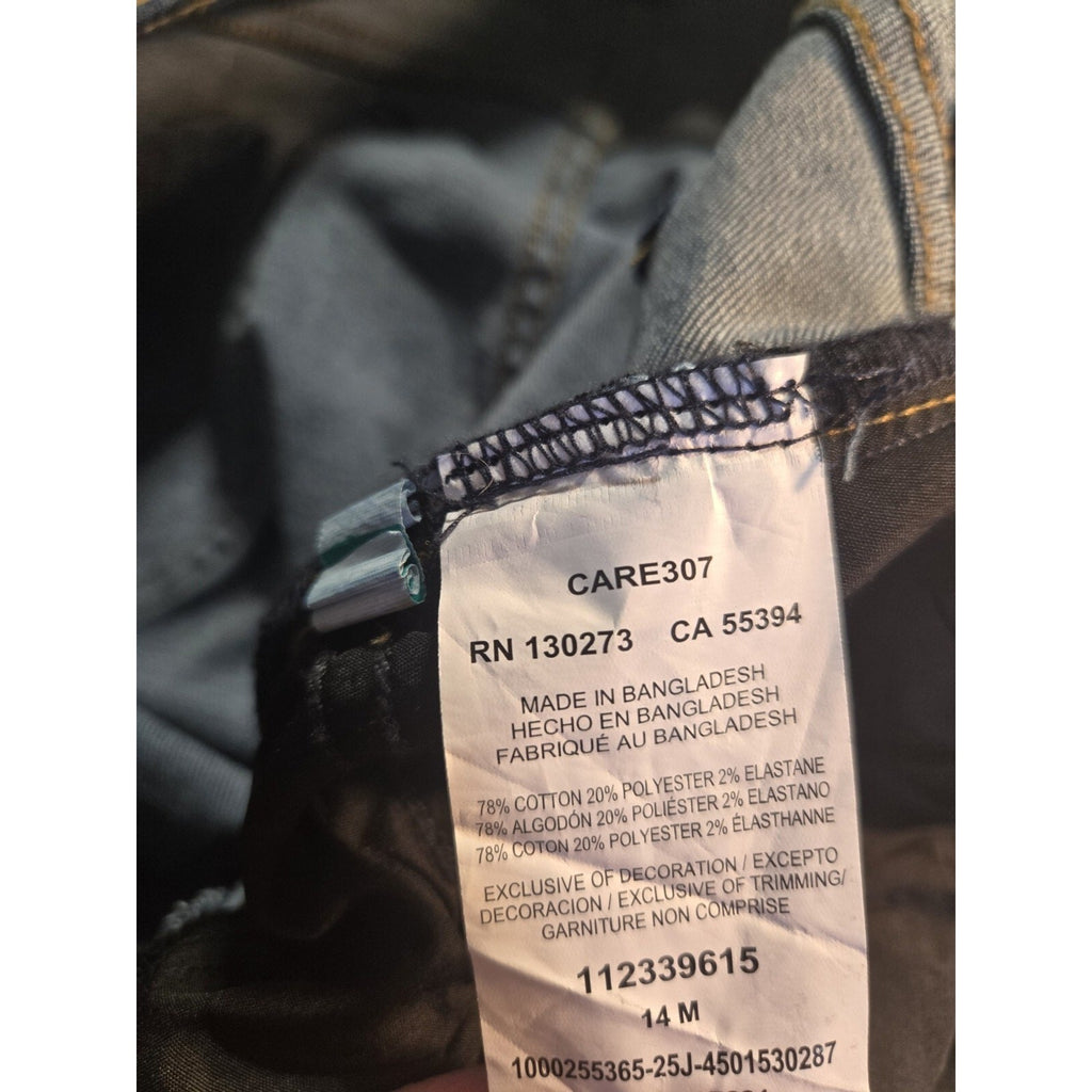 Lee Women's Denim Dark Blue Jeans Size 14
