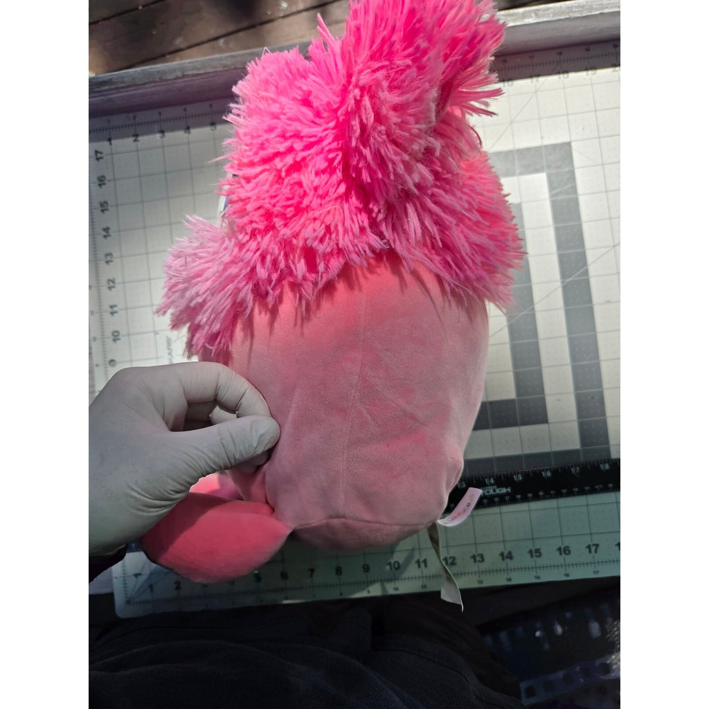 Rare 16 Inch Hailey Bigfoot Yeti Hot Pink Squishmallow KellyToy 2023 Excellent