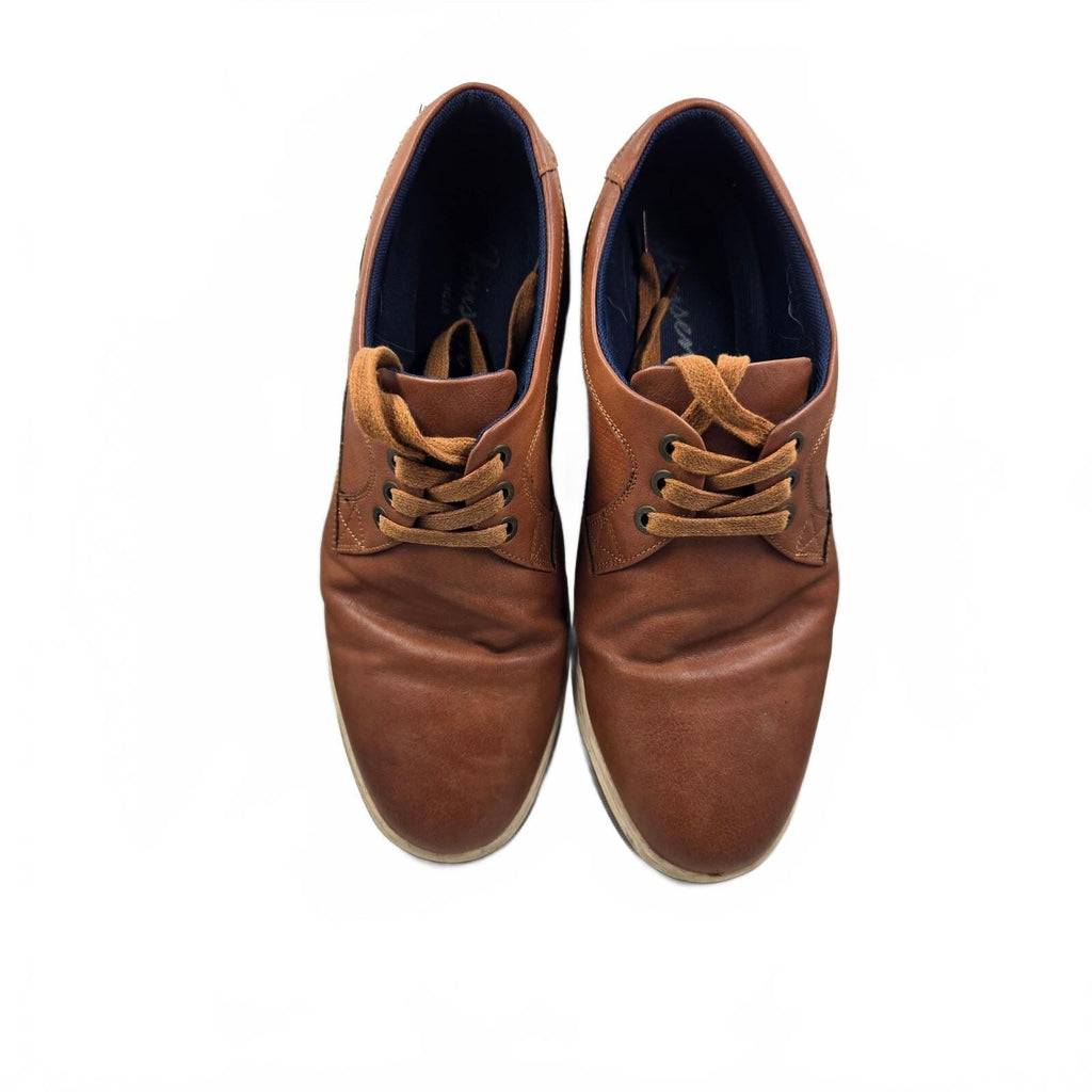 Jousen Milan Men's Brown Casual Dress Sneakers - Size US 10, Good Condition