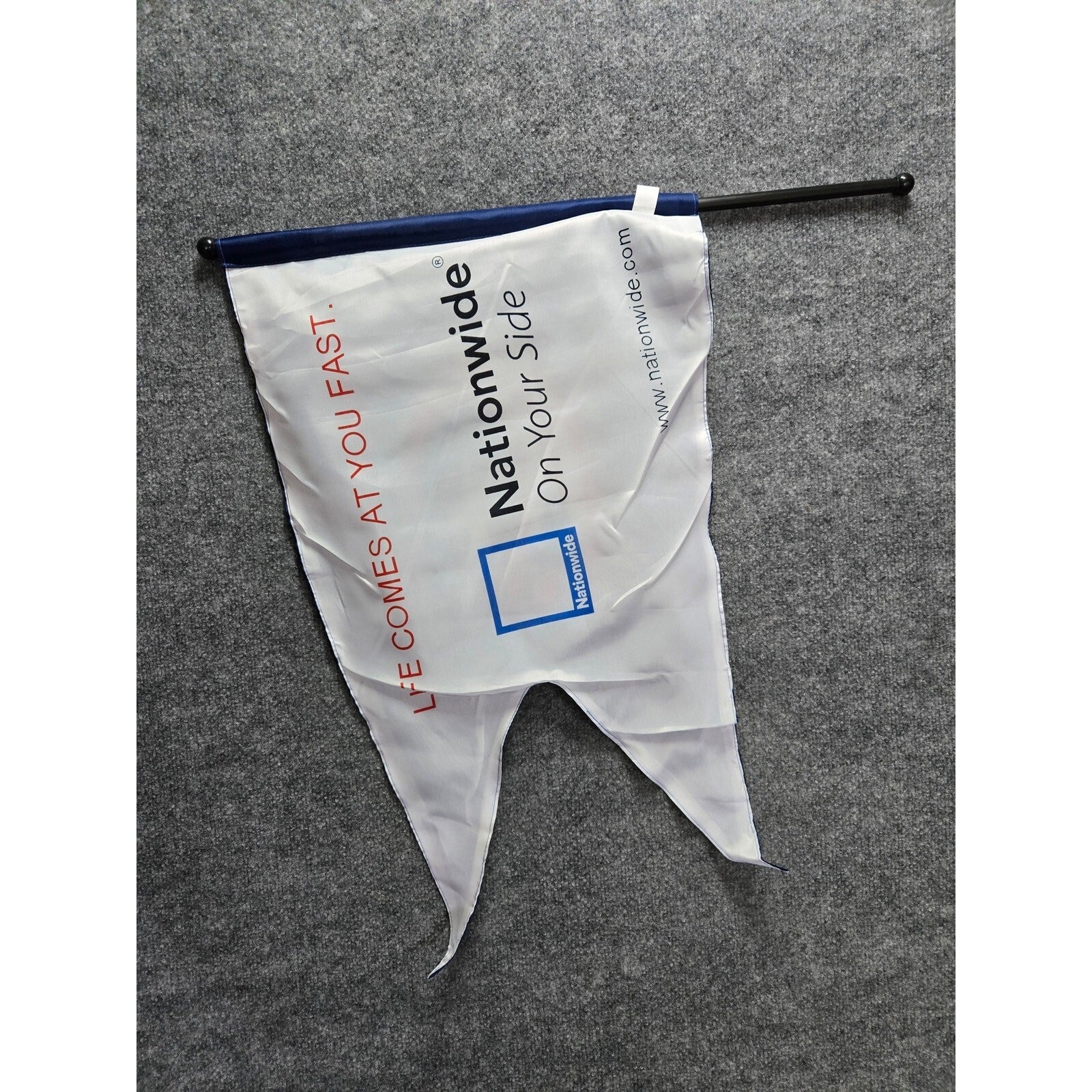 Nationwide Insurance Promotional Flag Banner with Stand