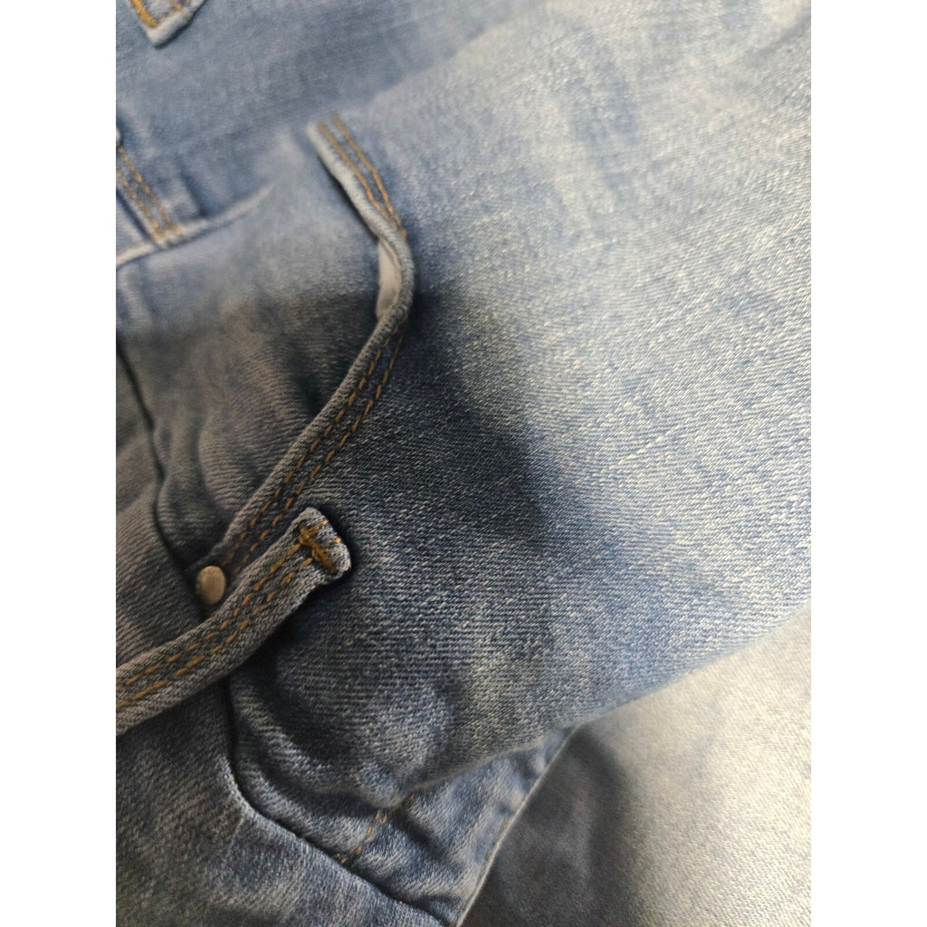 Pacsun Push Up Ankle Jeggings Blue Distressed Denim Jeans Size 29
