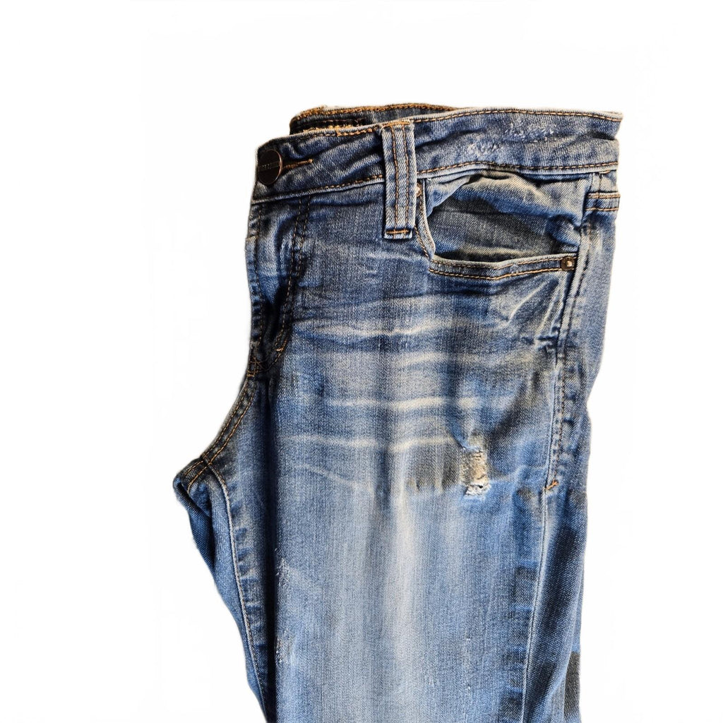 Dear John American Standard Women's Blue Denim Jeans Size 30 Distressed Fit