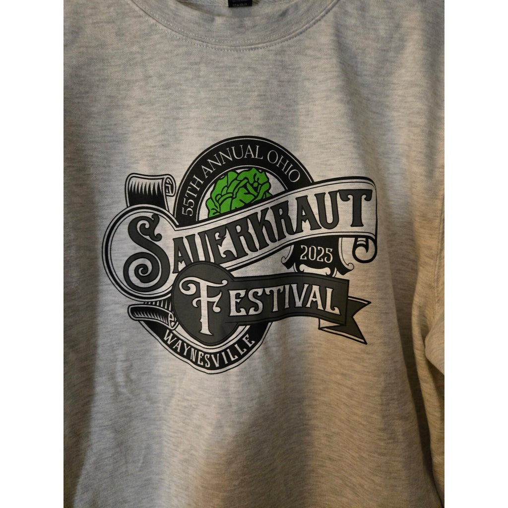 55th annual sauerkraut festival sweat shirt size xl