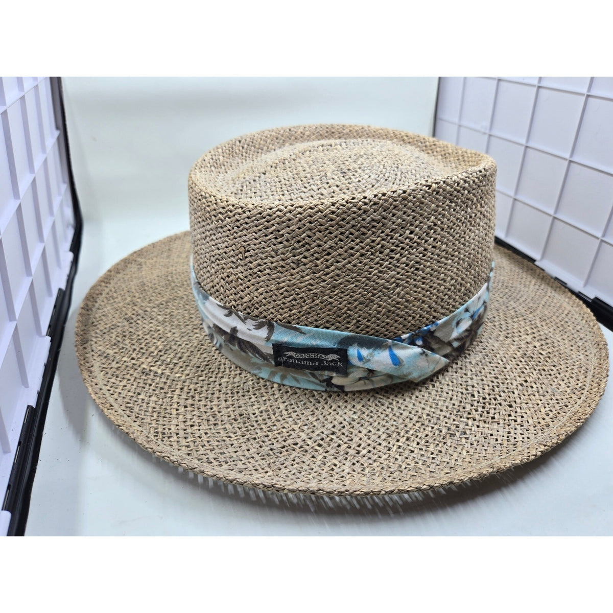 Vintage Imperial Headwear Made in USA Straw Sun Hat Wide Brim One Size