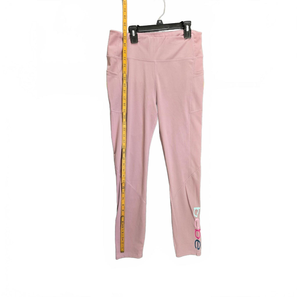 Bebe Sport Womens XL Pink Athleisure Yoga Gym Activewear Leggings