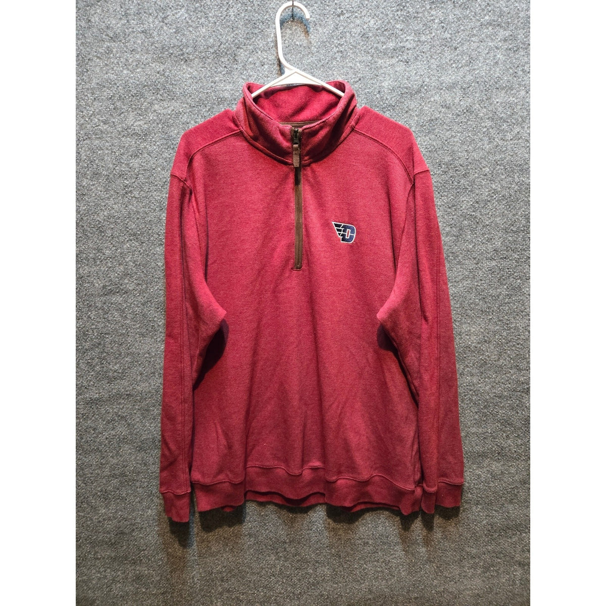 Gear For Sports University of Dayton Flyers Quarter Zip Pullover Maroon XXL