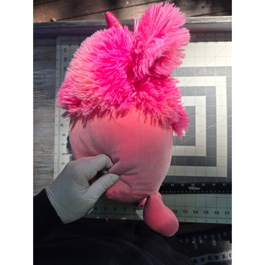 Rare 16 Inch Hailey Bigfoot Yeti Hot Pink Squishmallow KellyToy 2023 Excellent