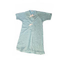 Vintage 1970's Stork Craft Baby Blue Kimono Tie Top. Defects See pictures