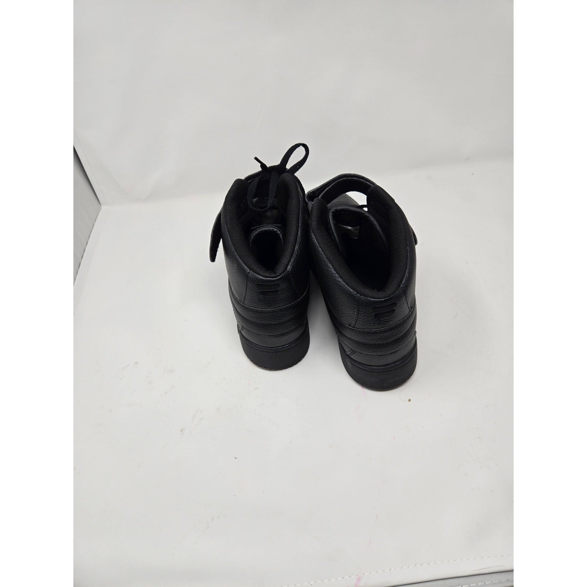 Fila Men's A-High Triple Black High-Top Sneakers - Size 10.5