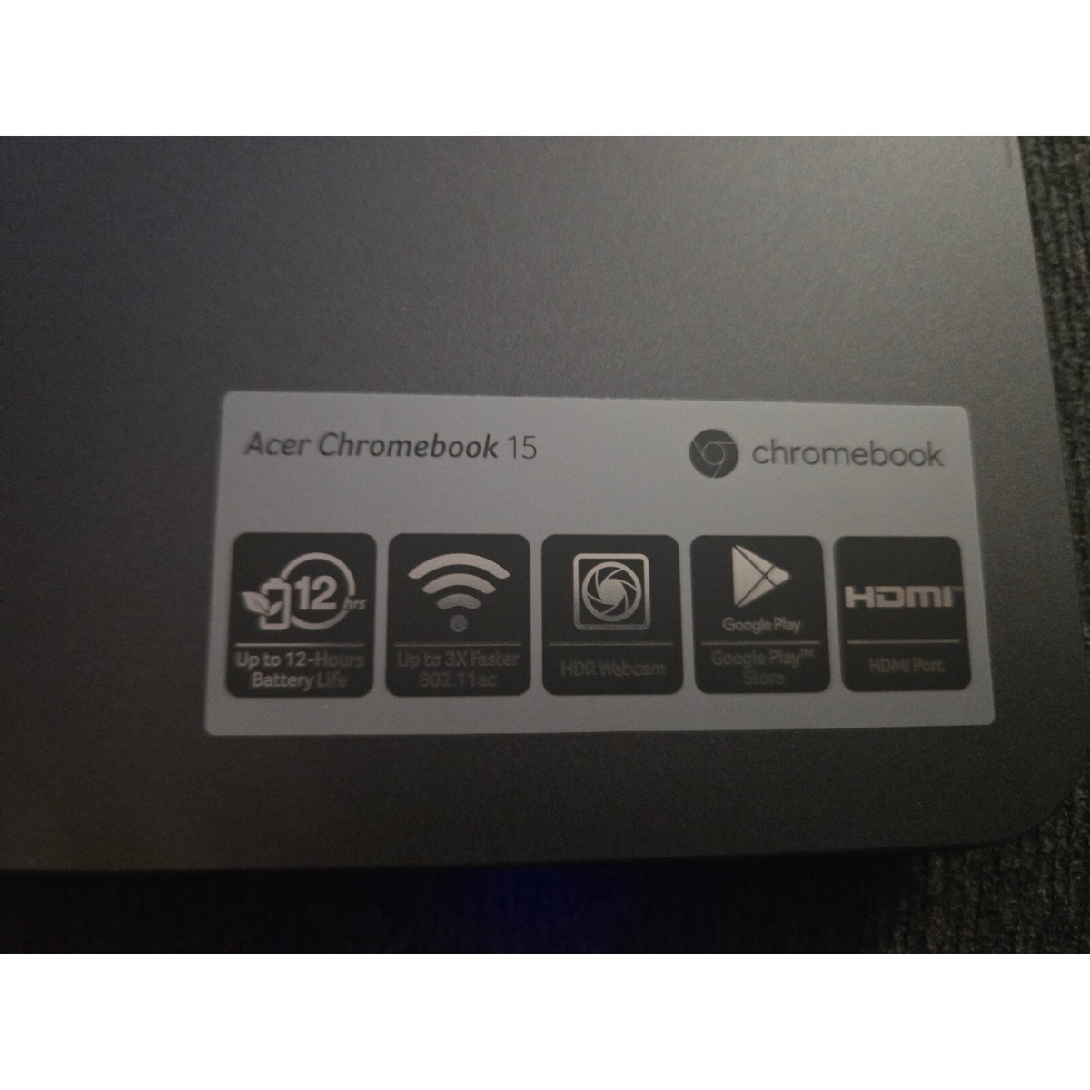 Acer Chromebook 15 CB3-532-108H 15" Intel Atom x5 E8000 4GB 16GB