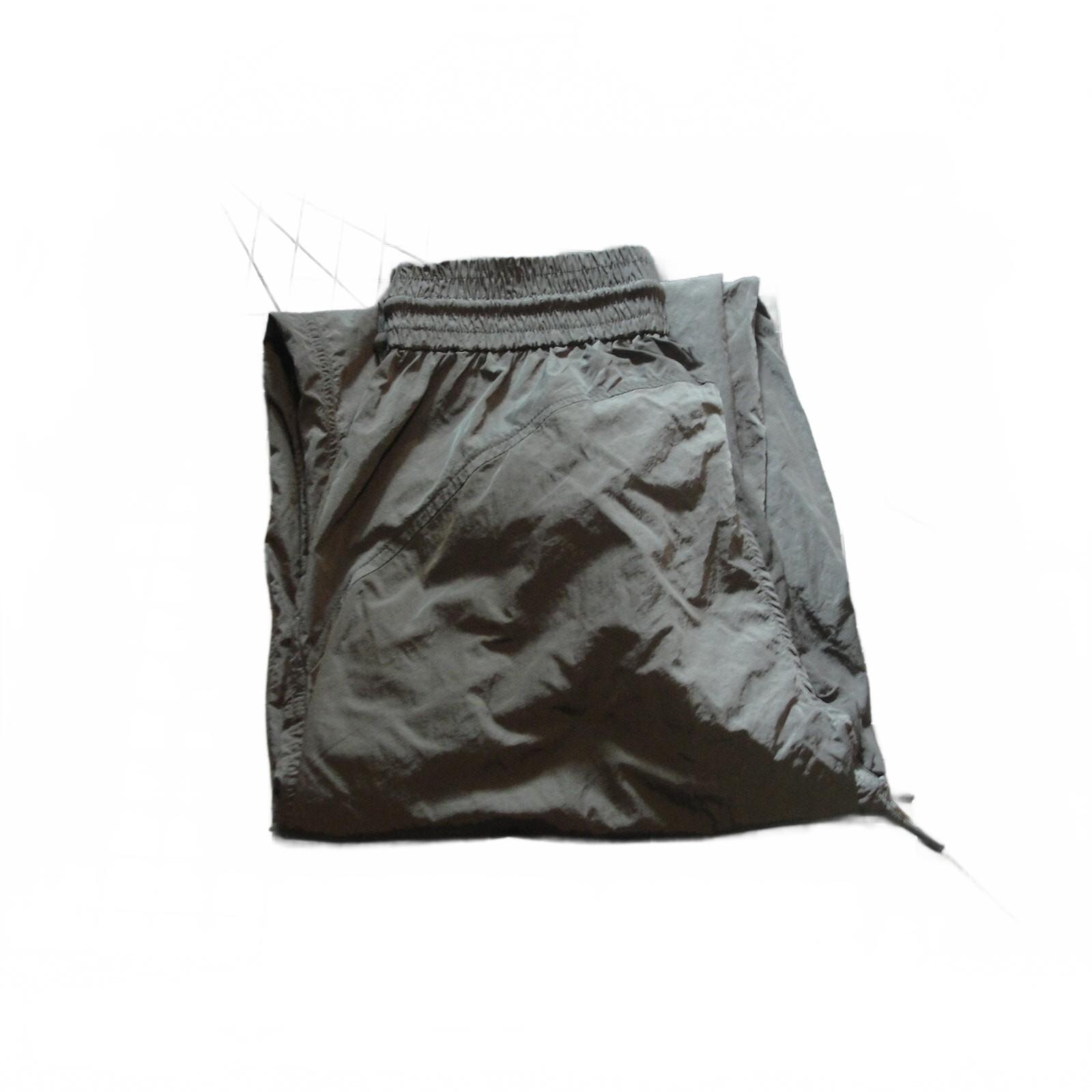 YPB Your Personal Best Gray Elastic Waist Drawstring Windbreaker size xs