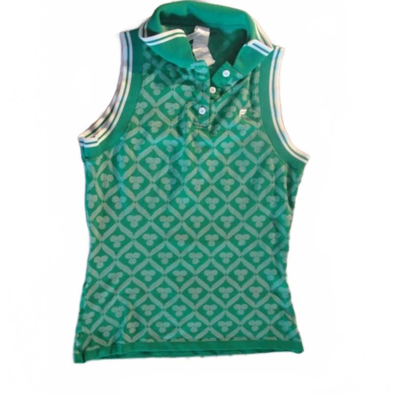 Fabletics Women's Green Polo-shirts size small
