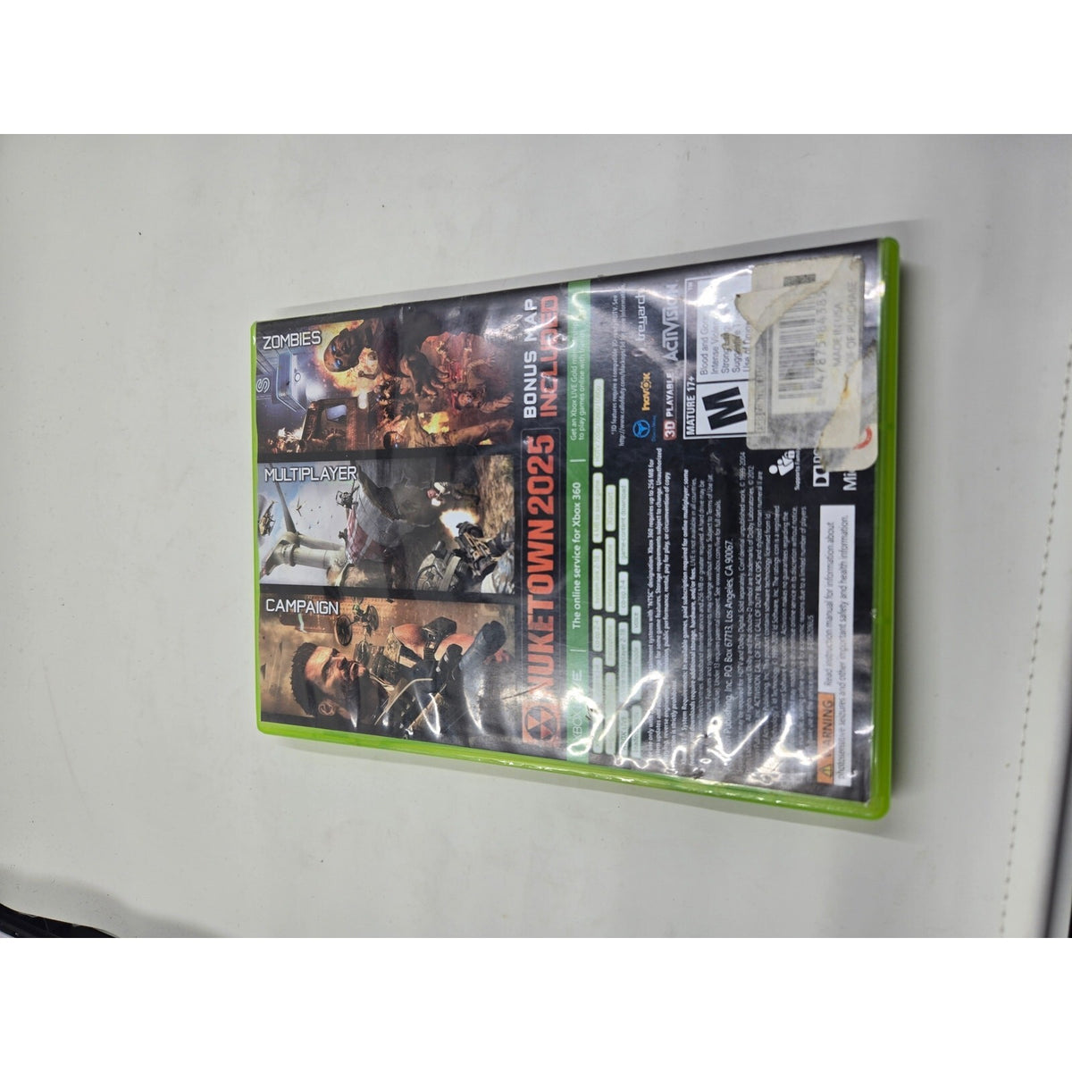 Call of Duty: Black Ops II (Xbox 360, 2012) Activision Treyarch COD BO2