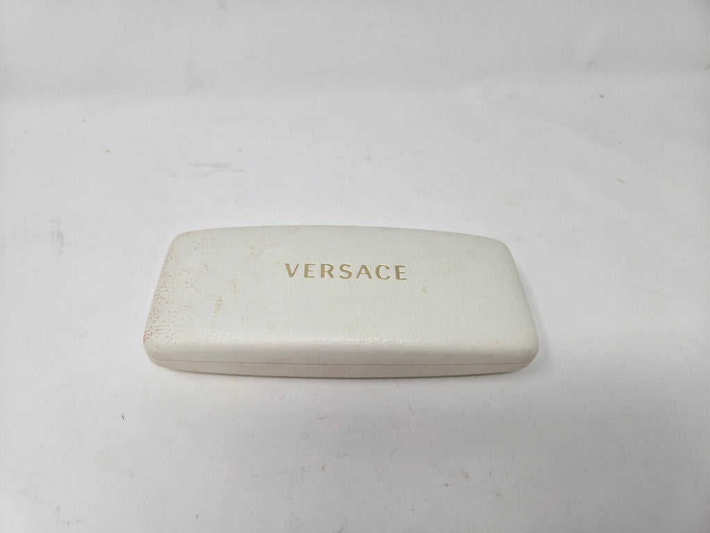 Versace Eyewear Case - White with Black Interior