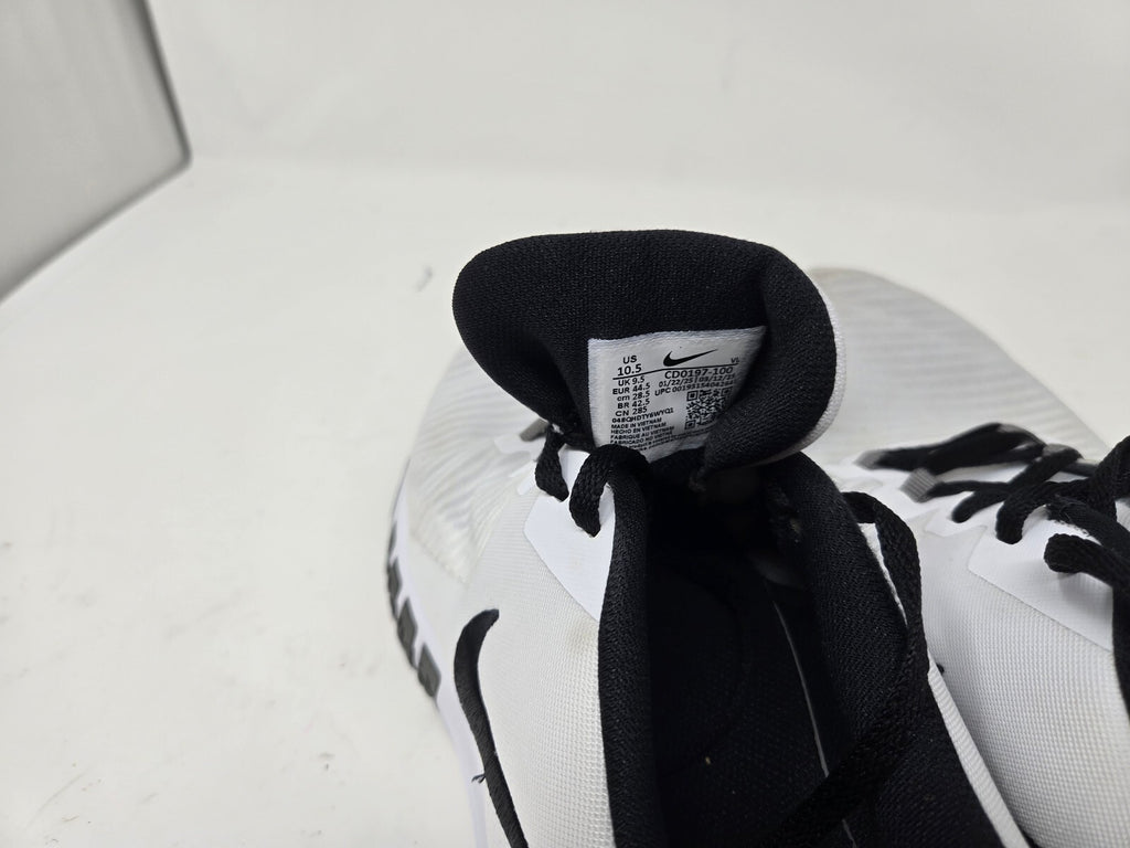 Nike Training White and Black Athletic Shoes 10.5