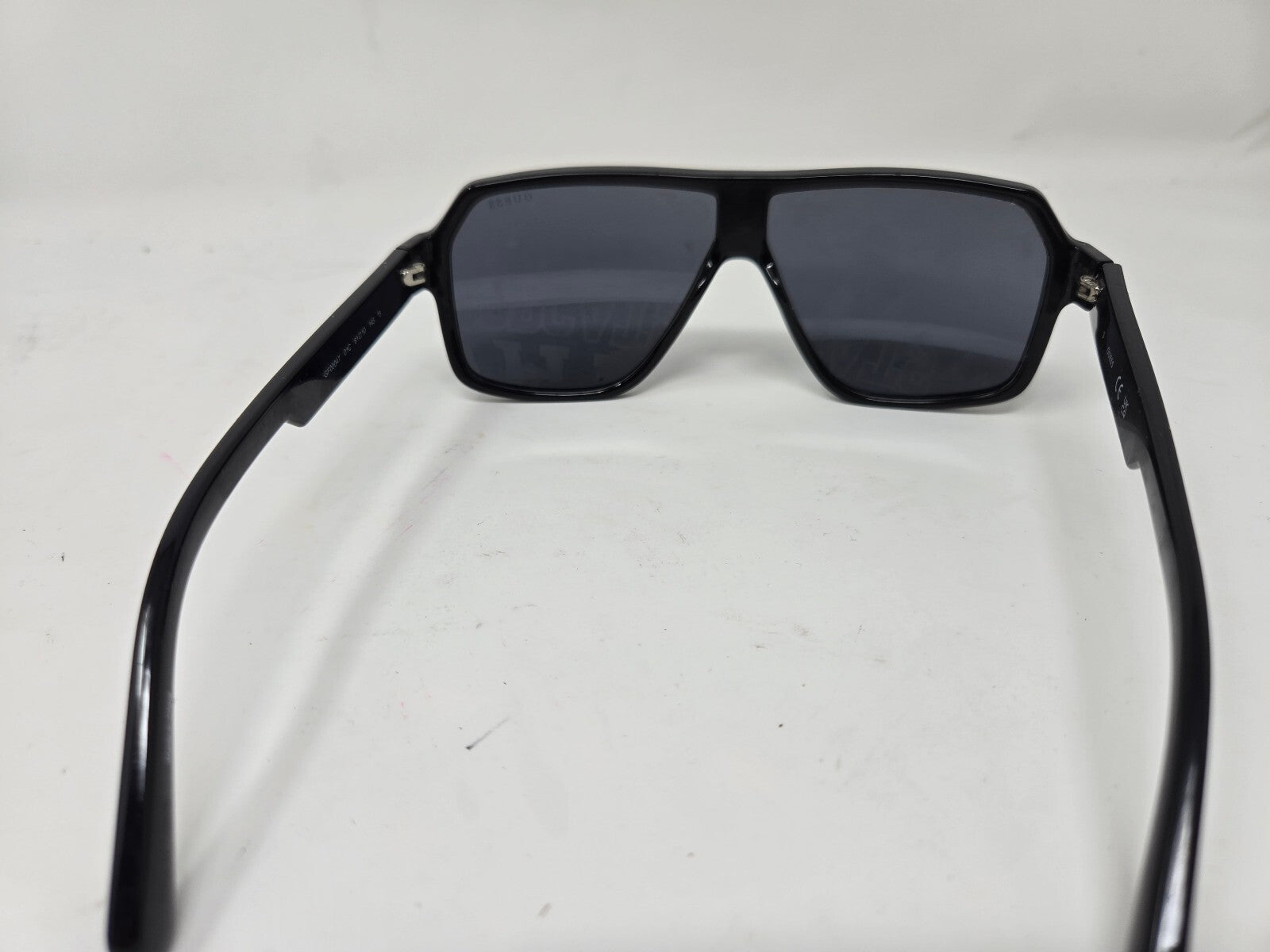 Guess Black Aviator Style Sunglasses with Blue Tinted Lenses