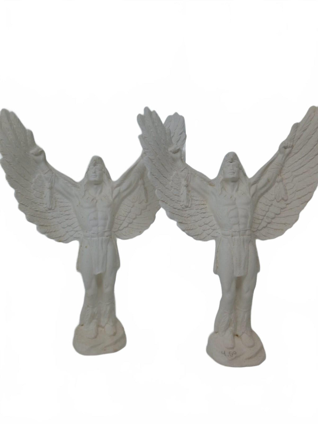 Provincial Bisque Eagle Dancer Ready To Paint Native American Indian Statue