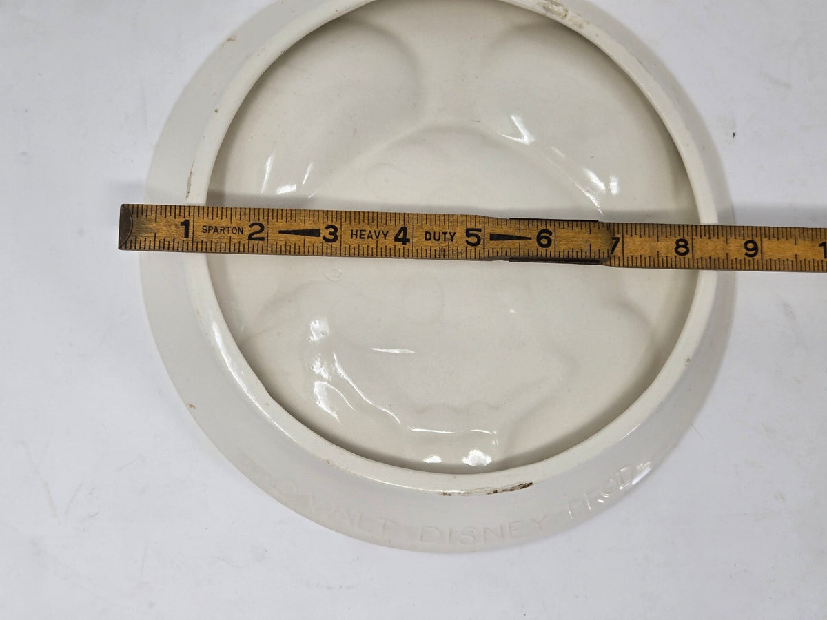 1970s Mickey Mouse 3D Raised-Relief Ceramic Wall Hanging Plate