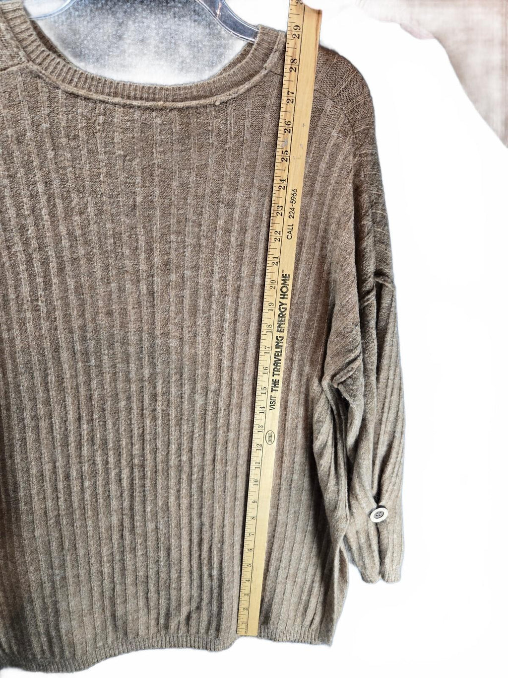 Intimately Free People Around The Clock Ribbed Knit Button Cuff Tunic XS