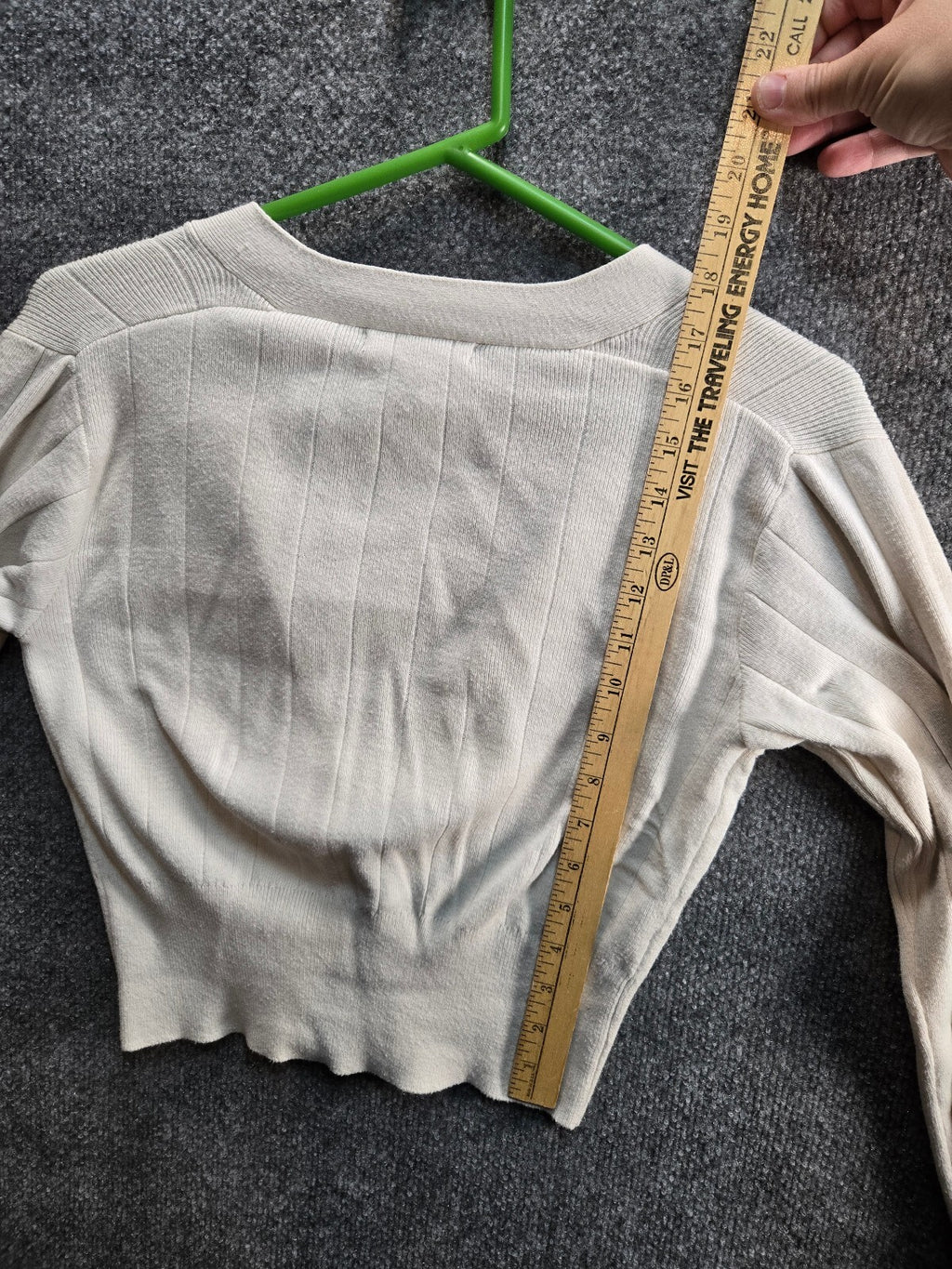 Banana Republic Cream V-Neck Button-Front Sweater Cardigan Size S
