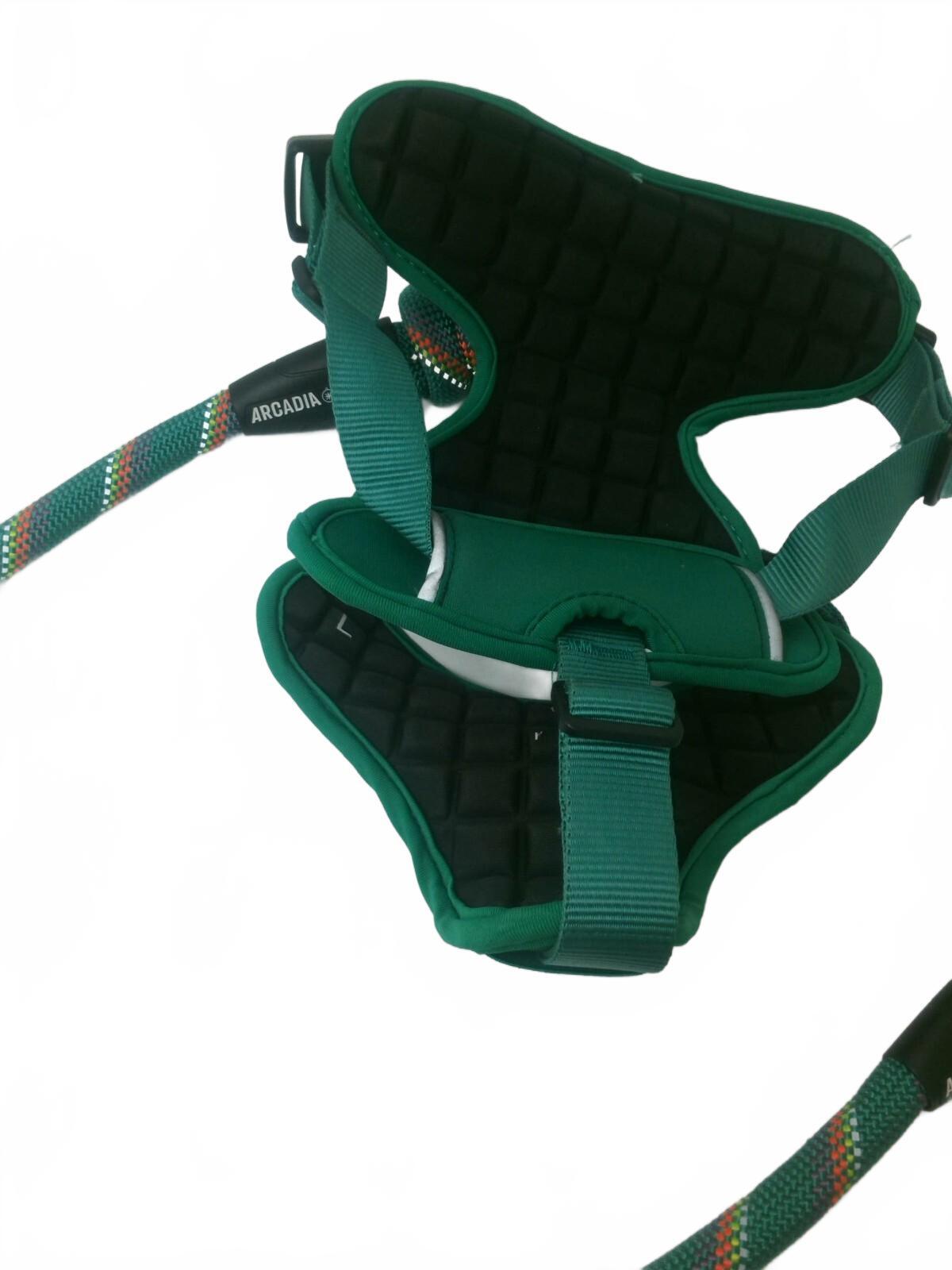 Arcadia Trail Maximum Mobility Rope Dog Harness Green Large