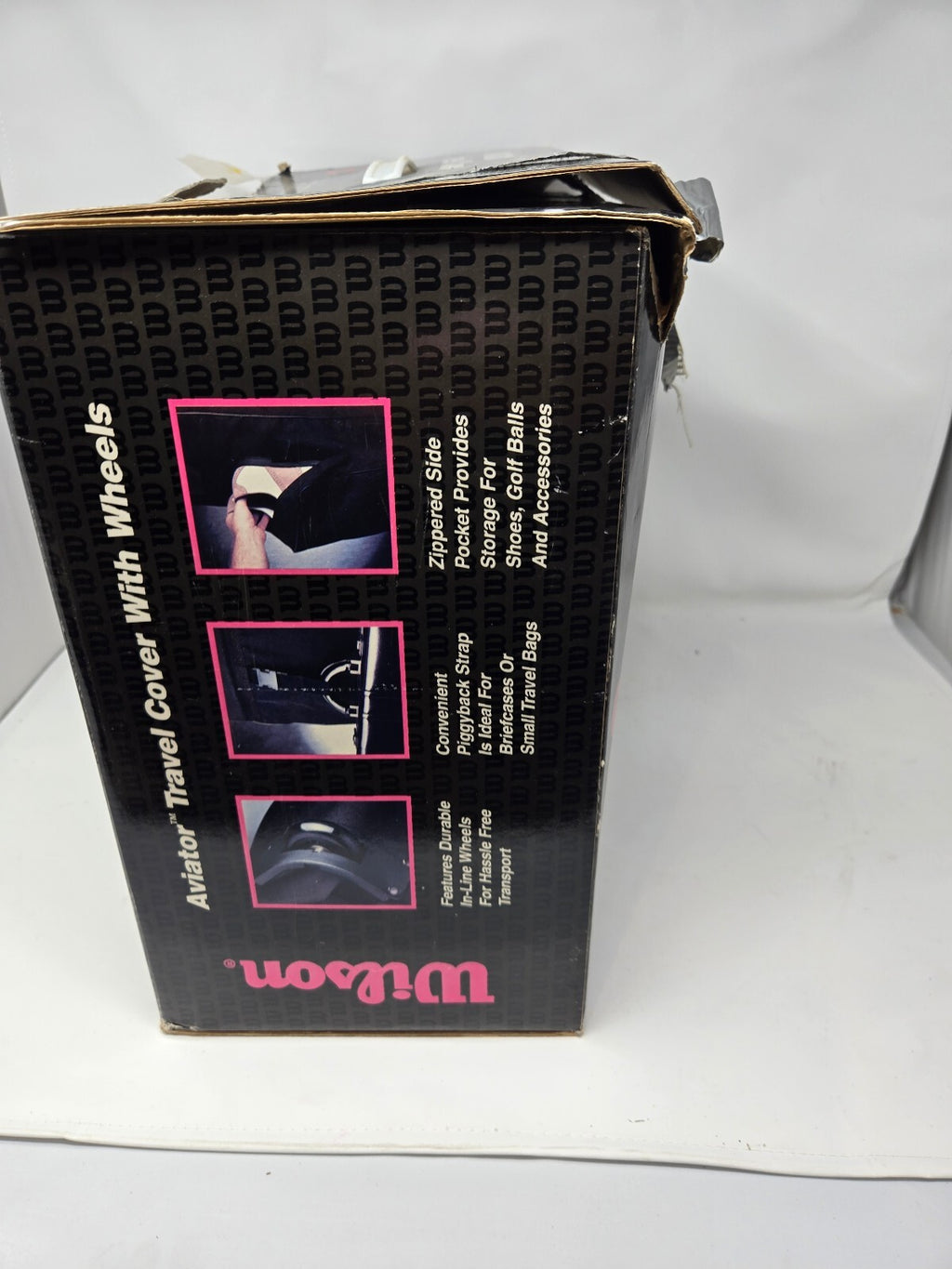 VTG Wilson Aviator Golf Travel Bag Cover with Wheels Model W432 New In Box