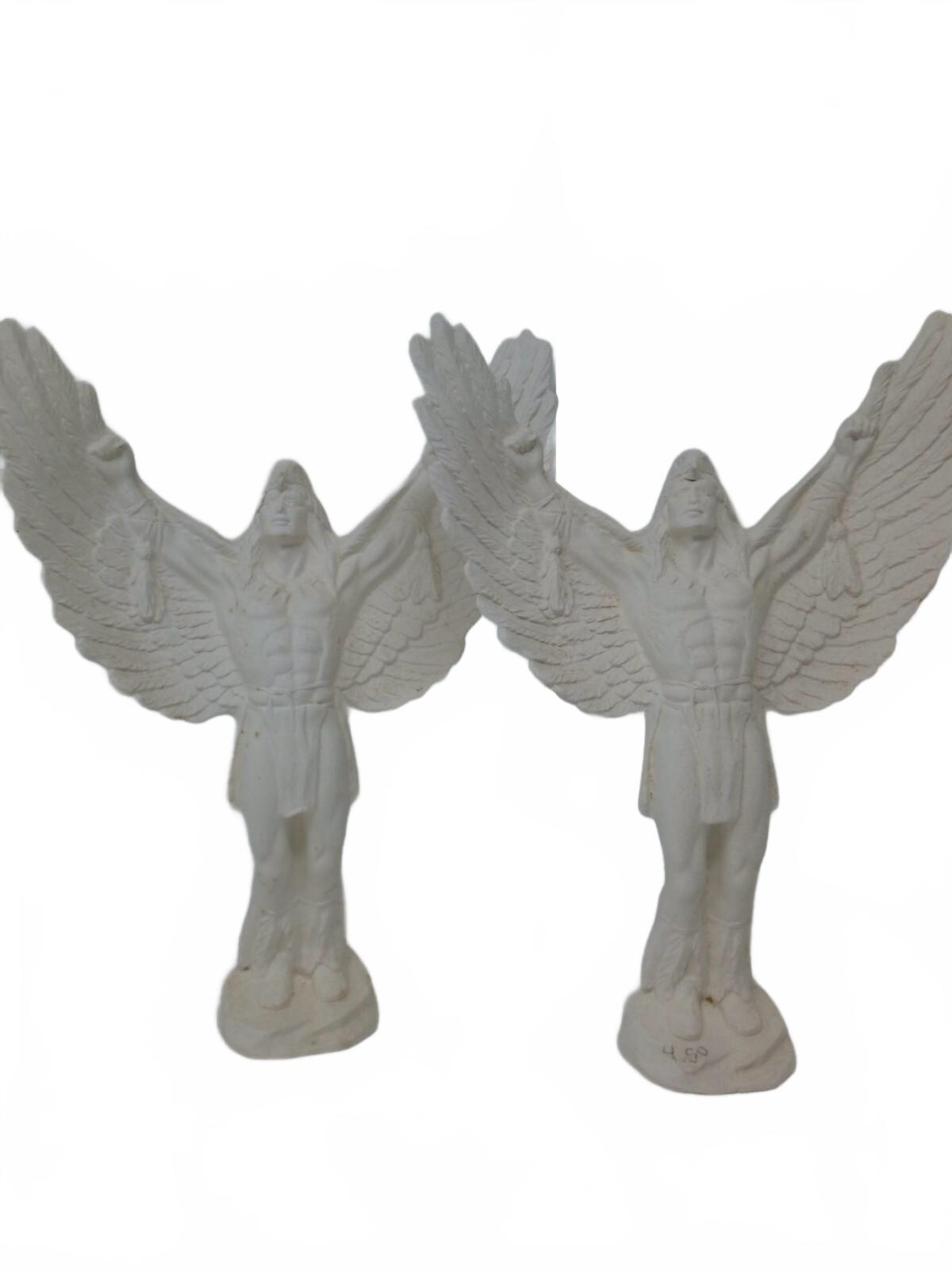 Provincial Bisque Eagle Dancer Ready To Paint Native American Indian Statue