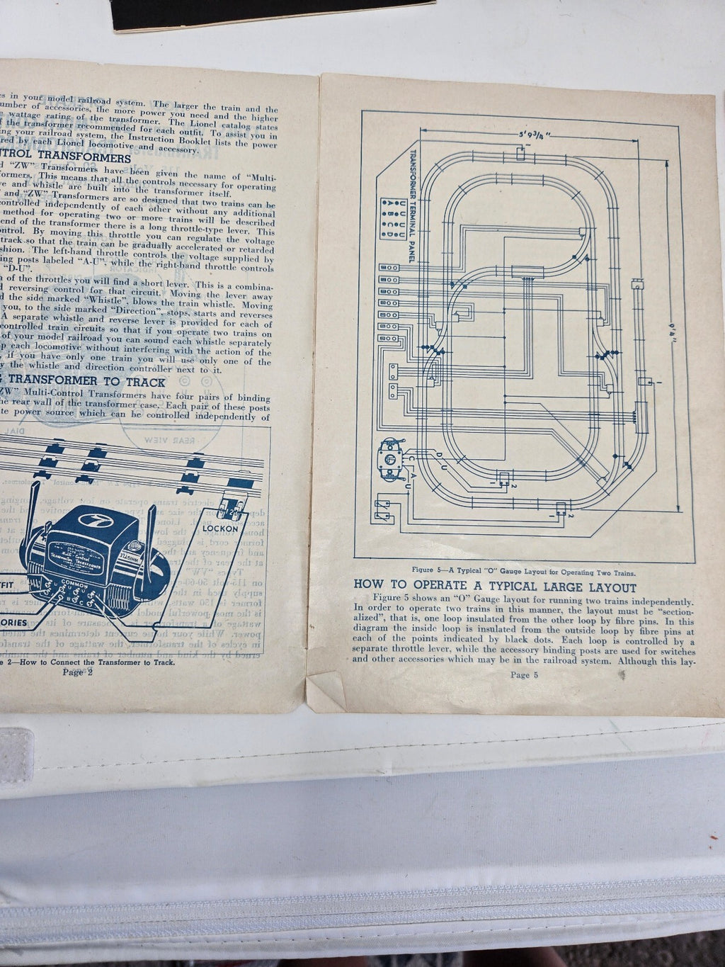 Vintage Lionel Trains Instruction Manuals and Transformer Guide