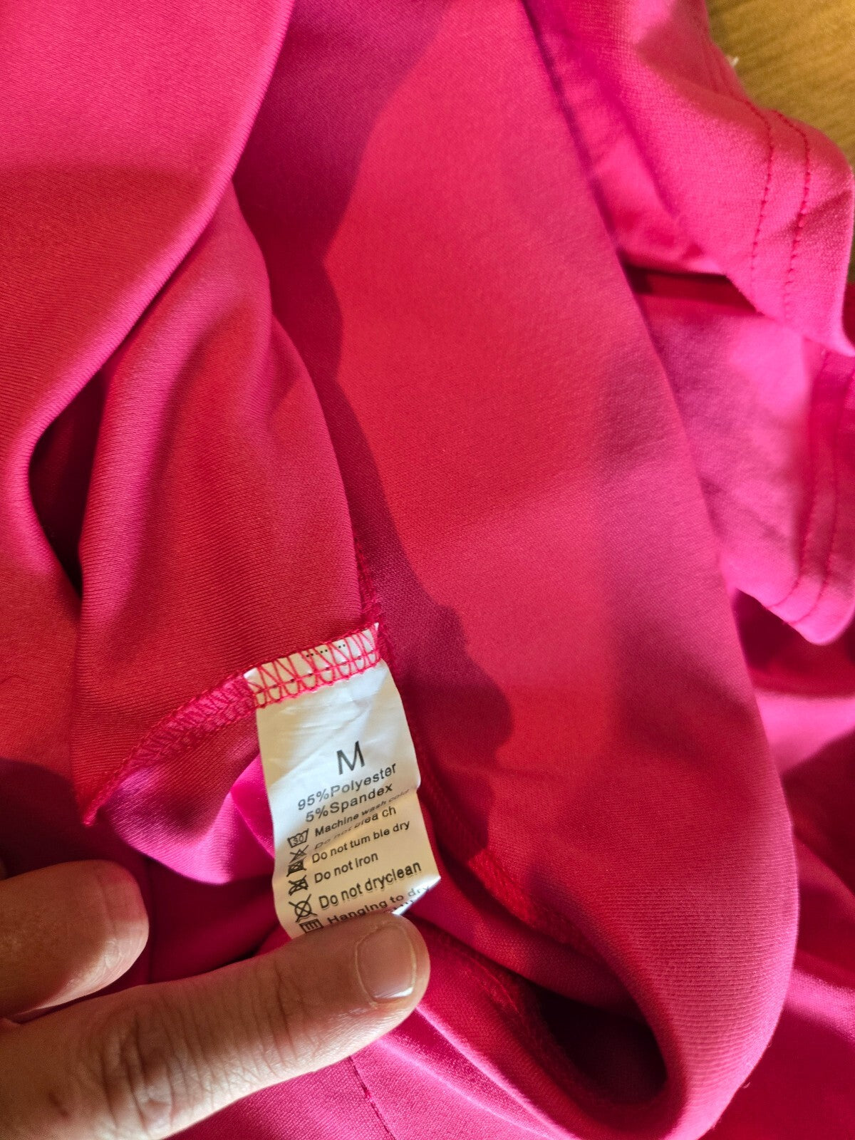 Neon Fuchsia Pink Workout Skort Size Medium Athletic Tennis Skirt