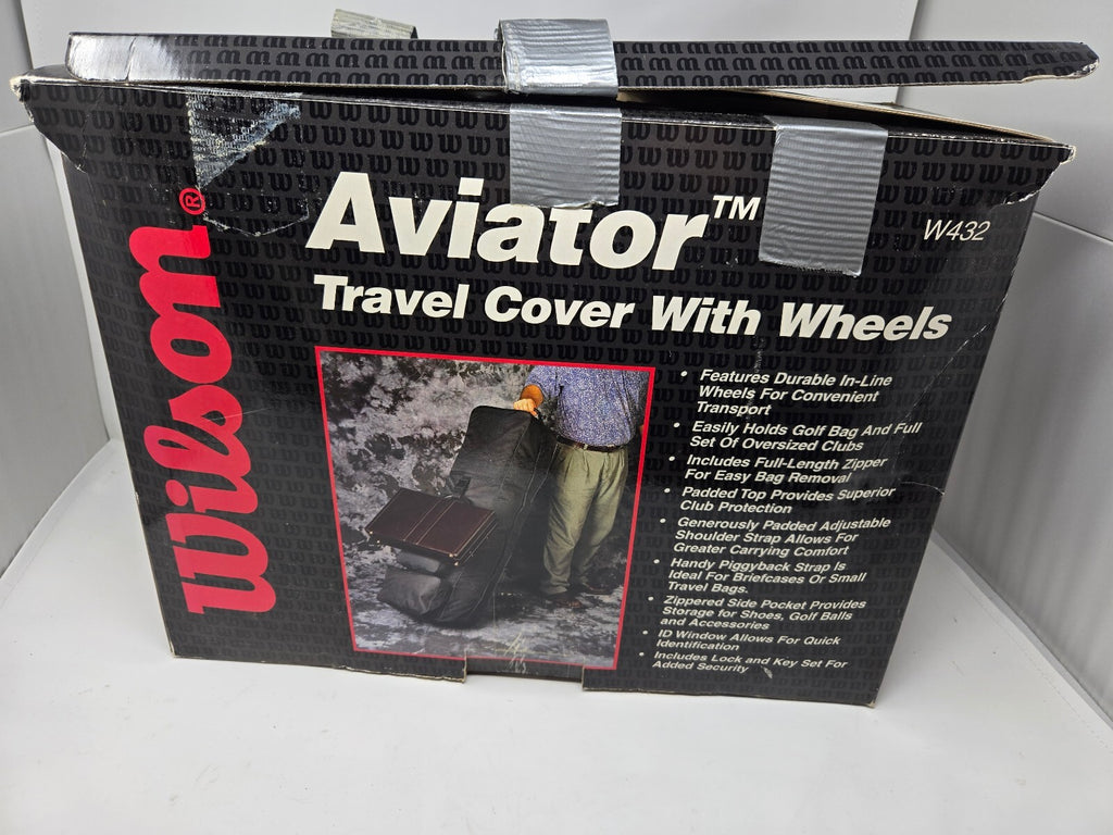 VTG Wilson Aviator Golf Travel Bag Cover with Wheels Model W432 New In Box