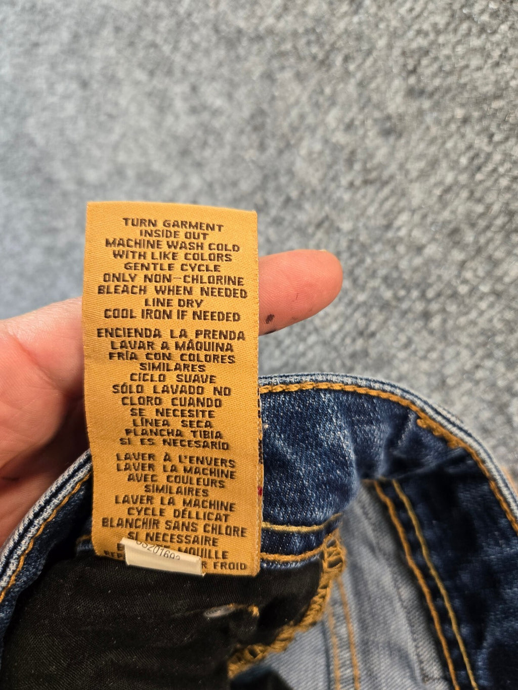 Seven7 Men's Slim Straight Jeans W32 L30 Blue Stretch Premium Denim