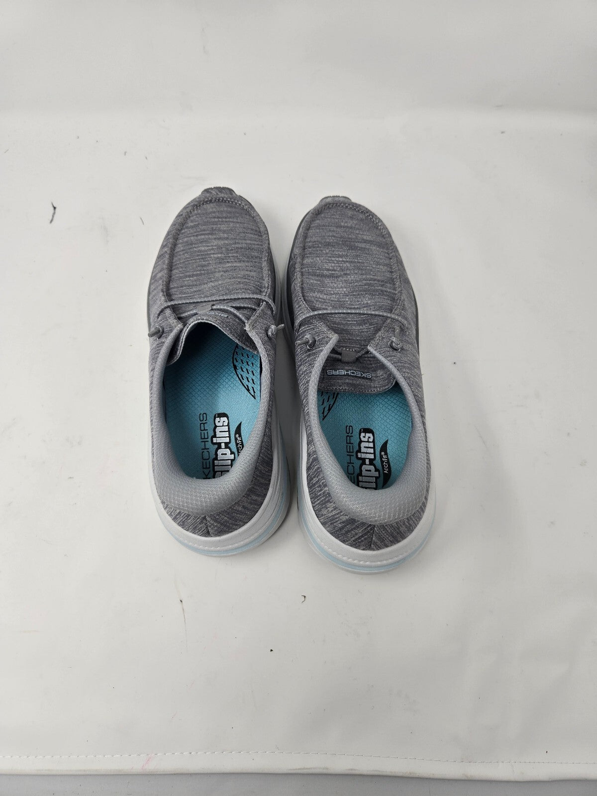 Skechers Max Cushioning Slip-On Sneakers in Gray, Size 9.5