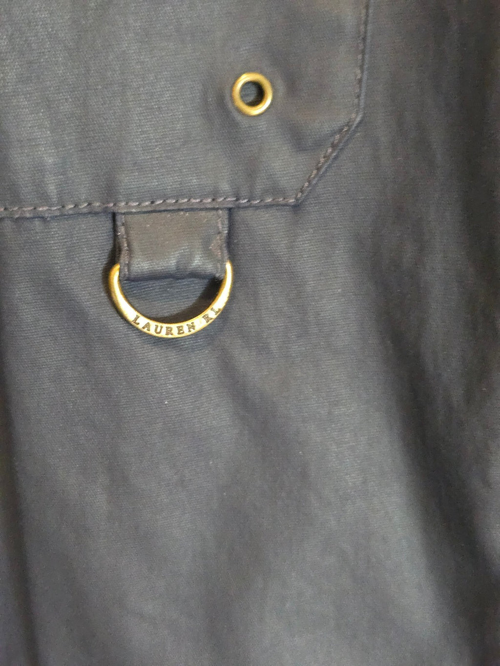 Vintage Polo Ralph Lauren Naval Supply Jacket Fireman Clasp Hook Navy MED