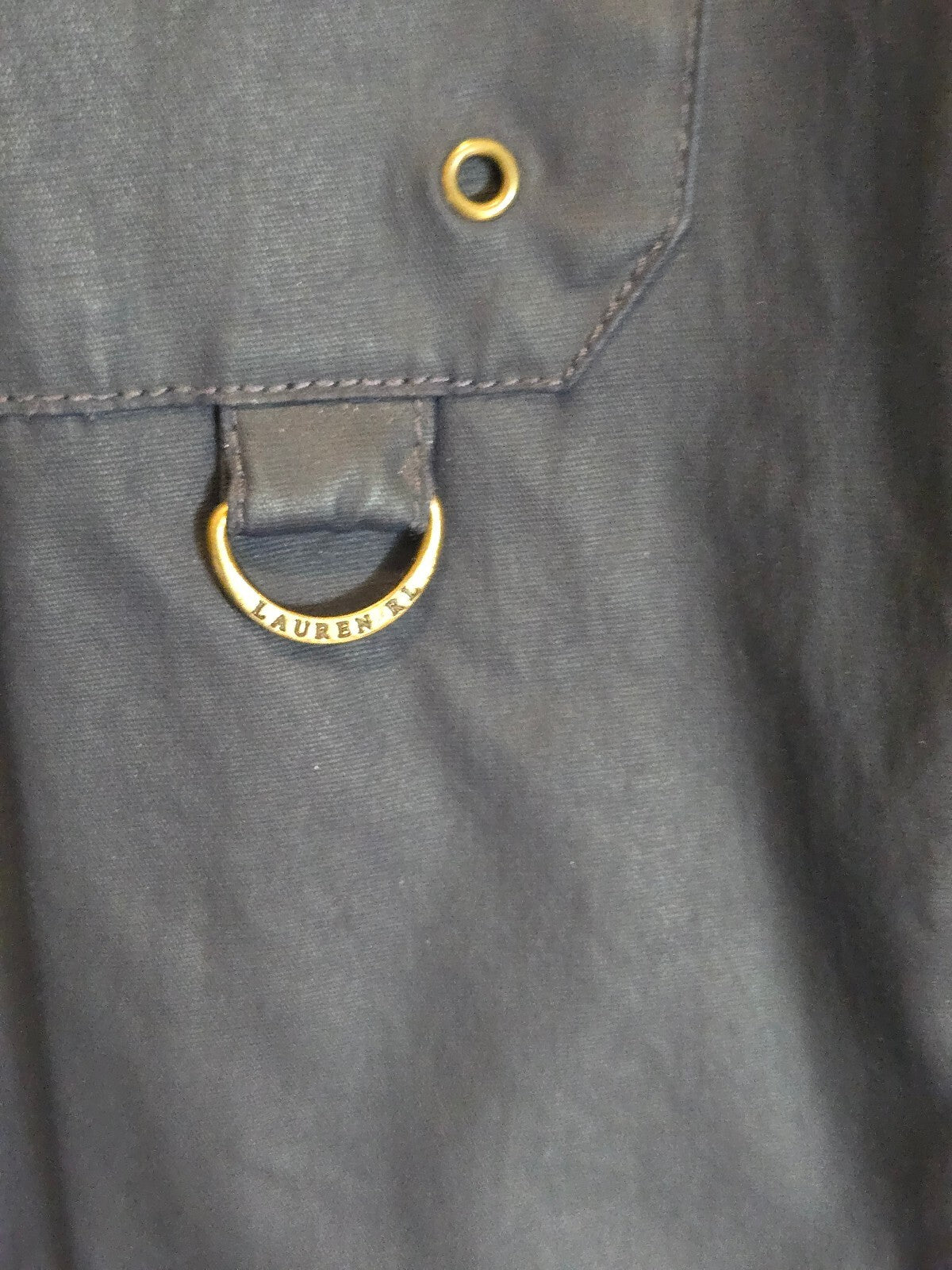 Vintage Polo Ralph Lauren Naval Supply Jacket Fireman Clasp Hook Navy MED