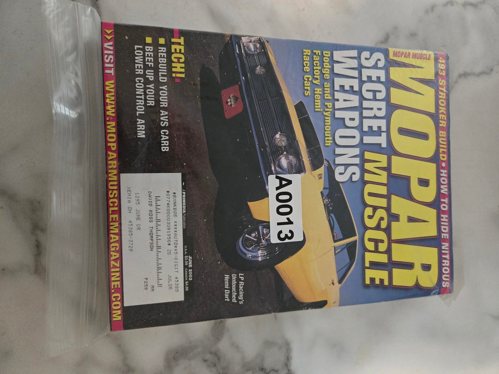 Mopar Muscle Magazine Lot - Classic Car Muscle Car Enthusiast Collection