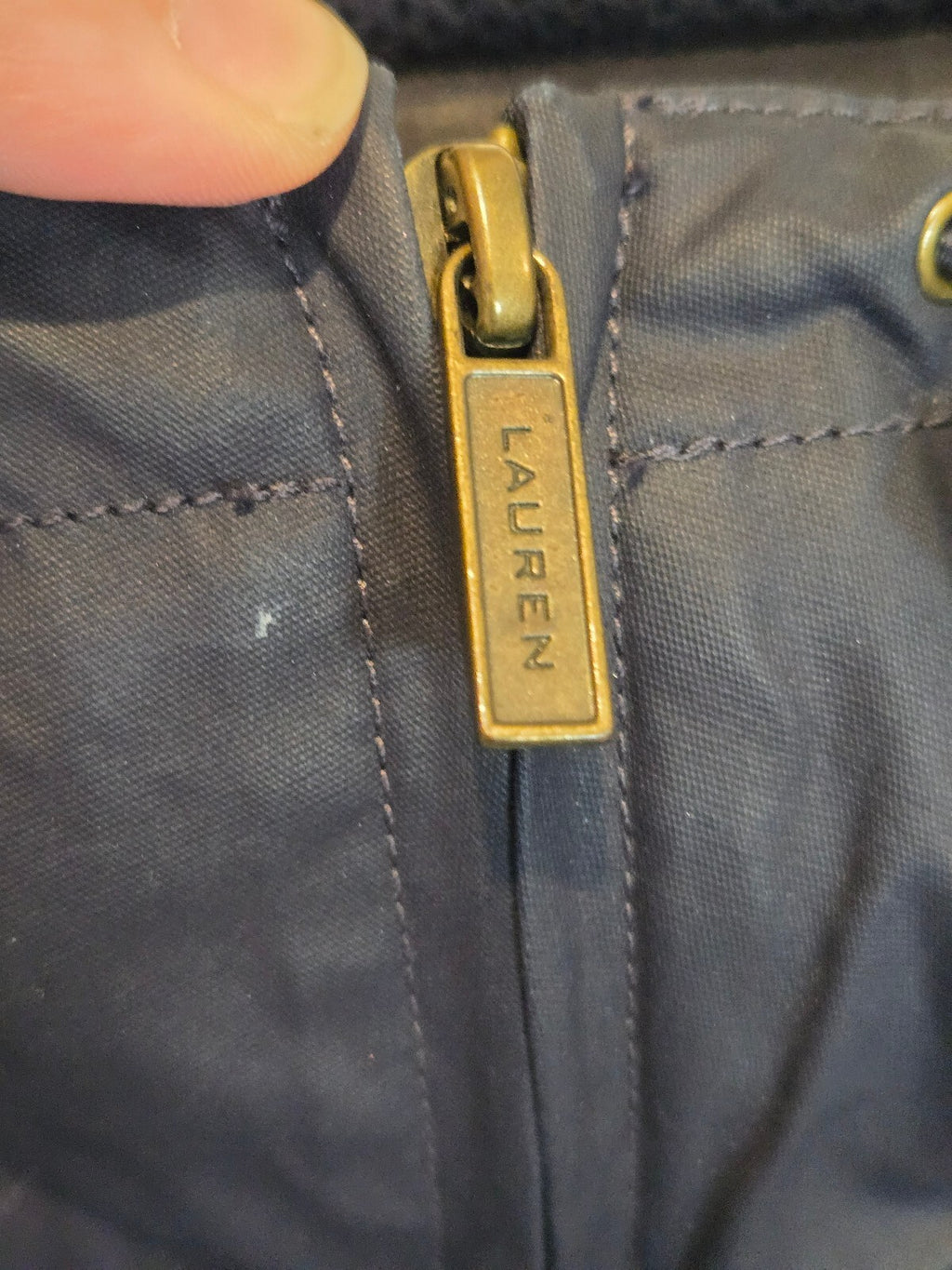 Vintage Polo Ralph Lauren Naval Supply Jacket Fireman Clasp Hook Navy MED